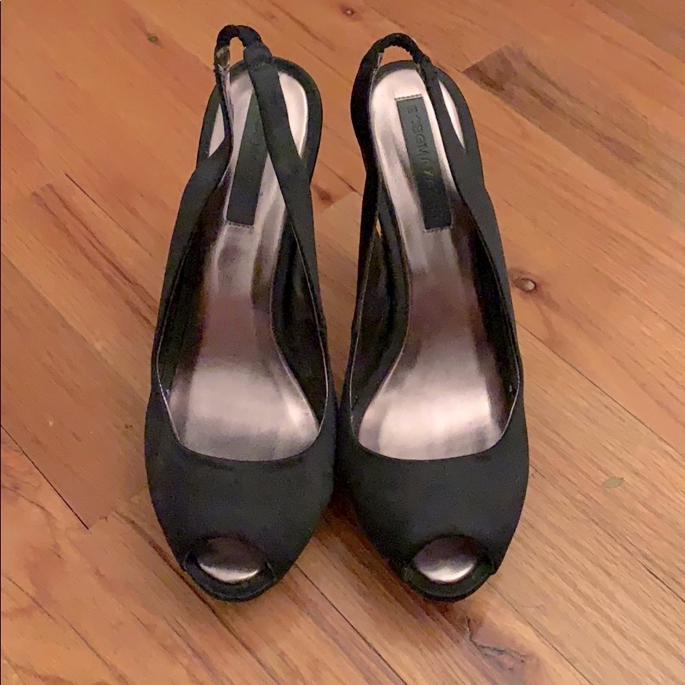 BCBG Maxazria Platform Embellished Heels